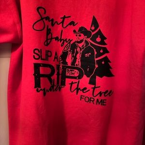 Yellowstone “Santa slip a RIP under the tree” sweatshirt - Large - EUC